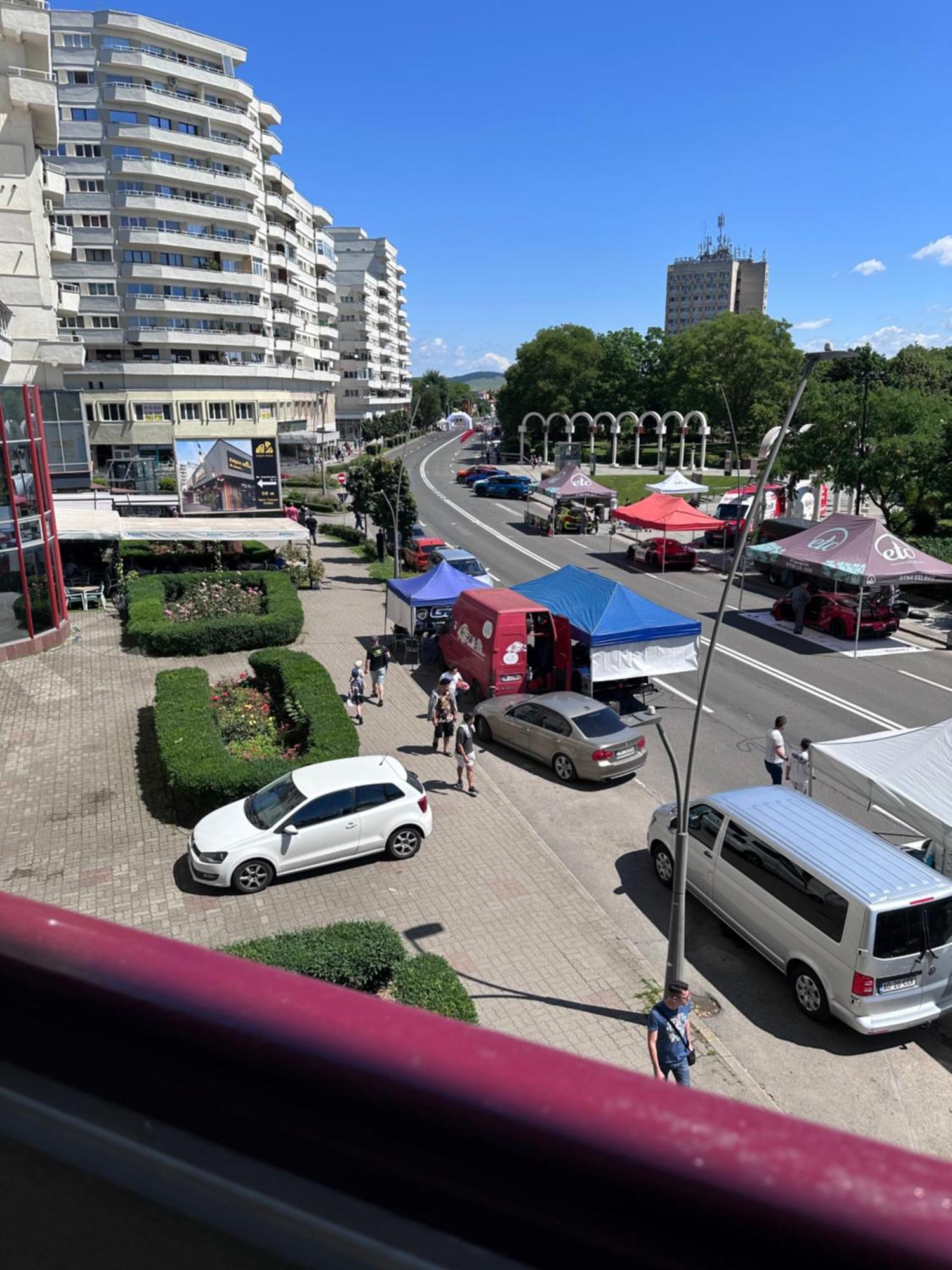 Studio Panoramic With Balcony And Parcul Unirii View Alba Iulia Eksteriør billede